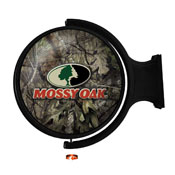 Mossy Oak - Break-Up: Original Round Rotating Lighted Wall Sign, LIMOSS-115-01