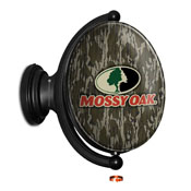 Mossy Oak - Bottomland: Original Oval Rotating Lighted Wall Sign, LIMOSS-125-03
