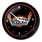 NHRA: Header Pipes - Retro Lighted Wall Clock, LINHRA-550-06