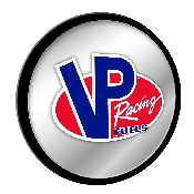 VP Racing Fuels: Modern Disc Mirrored Wall Sign, LIVPRF-235-01