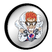 VP Racing Fuels: Mad Scientist - Modern Disc Mirrored Wall Sign, LIVPRF-235-02