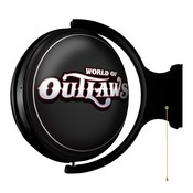 World of Outlaws: Original Round Rotating Lighted Wall Sign, LIWOOR-115-01