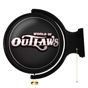 World of Outlaws: Original Round Rotating Lighted Wall Sign, LIWOOR-115-01