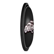 World of Outlaws: Round Slimline Lighted Wall Sign, LIWOOR-130-01