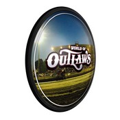 World of Outlaws: Under the Lights - Round Slimline Lighted Wall Sign, LIWOOR-130-02