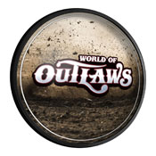 World of Outlaws: Dirt Track - Round Slimline Lighted Wall Sign, LIWOOR-130-03