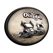 World of Outlaws: Drift - Oval Slimline Lighted Wall Sign, LIWOOR-140-02