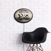 World of Outlaws: Drift - Oval Slimline Lighted Wall Sign, LIWOOR-140-02