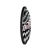 World of Outlaws: Checkered Flag - Oval Slimline Lighted Wall Sign, LIWOOR-140-04