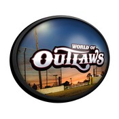 World of Outlaws: Sunset - Oval Slimline Lighted Wall Sign, LIWOOR-140-05