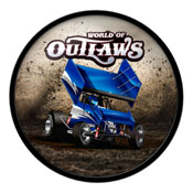 World of Outlaws: Dirt Track - Modern Disc Wall Sign, LIWOOR-230-04