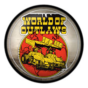 World of Outlaws: Throwback - Modern Disc Wall Sign, LIWOOR-230-06