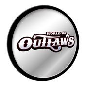 World of Outlaws: Modern Disc Mirrored Wall Sign, FNB-LIWOOR-235-01A