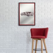 World of Outlaws: Logo - Framed Mirrored Wall Sign, LIWOOR-275-03