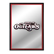 World of Outlaws: Logo - Framed Mirrored Wall Sign, LIWOOR-275-03