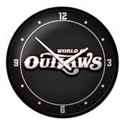 World of Outlaws: Modern Disc Wall Clock, LIWOOR-510-01