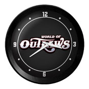 World of Outlaws: Ribbed Frame Wall Clock, LIWOOR-530-01