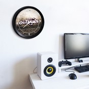 World of Outlaws: Dirt Track - Ribbed Frame Wall Clock, LIWOOR-530-03
