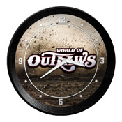 World of Outlaws: Dirt Track - Ribbed Frame Wall Clock, LIWOOR-530-03