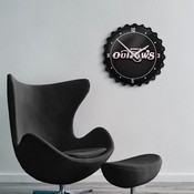 World of Outlaws: Bottle Cap Wall Clock, LIWOOR-540-01