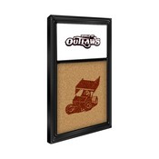 World of Outlaws: Dual Logo - Cork Note Board, LIWOOR-640-02