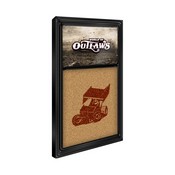 World of Outlaws: Dirt Track, Dual Logo - Cork Note Board, LIWOOR-640-10