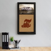 World of Outlaws: Dirt Track, Dual Logo - Cork Note Board, LIWOOR-640-10