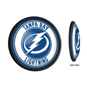 Tampa Bay Lightning: Round Slimline Illuminated Wall Sign, NHTBLG-130-01