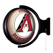 Arizona Diamondbacks: Original Round Rotating Lighted Wall Sign, MBARIZ-115-01