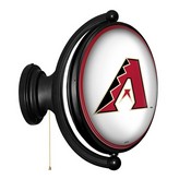 Arizona Diamondbacks: Original Oval Rotating Lighted Wall Sign, FNB-MBARIZ-125-01A