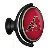 Arizona Diamondbacks: Original Oval Rotating Lighted Wall Sign, FNB-MBARIZ-125-01A
