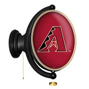 Arizona Diamondbacks: Original Oval Rotating Lighted Wall Sign, FNB-MBARIZ-125-01A