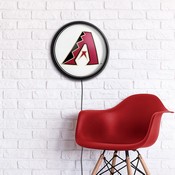 Arizona Diamondbacks: Logo - Round Slimline Lighted Wall Sign, MBARIZ-130-02