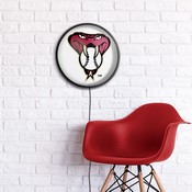 Arizona Diamondbacks: Alternate Logo - Round Slimline Lighted Wall Sign, MBARIZ-130-04