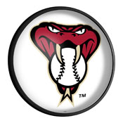 Arizona Diamondbacks: Alternate Logo - Round Slimline Lighted Wall Sign, MBARIZ-130-04