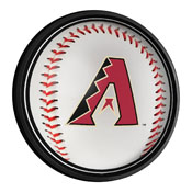 Arizona Diamondbacks: Baseball - Round Slimline Lighted Wall Sign, MBARIZ-130-31