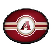 Arizona Diamondbacks: Oval Slimline Lighted Wall Sign, FNB-MBARIZ-140-01A