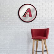Arizona Diamondbacks: Modern Disc Mirrored Wall Sign, AGS-MBARIZ-235-01A