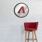 Arizona Diamondbacks: Modern Disc Mirrored Wall Sign, AGS-MBARIZ-235-01A
