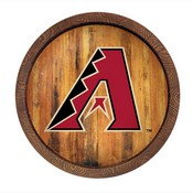Arizona Diamondbacks: "Faux" Barrel Top Sign, FNB-MBARIZ-240-01