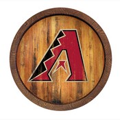 Arizona Diamondbacks: Weathered "Faux" Barrel Top Sign, FNB-MBARIZ-240-03