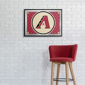 Arizona Diamondbacks: Team Spirit - Framed Mirrored Wall Sign, AGS-MBARIZ-265-02A
