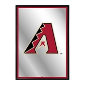 Arizona Diamondbacks: Vertical Framed Mirrored Wall Sign, AGS-MBARIZ-275-01A