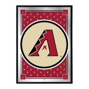 Arizona Diamondbacks: Vertical Team Spirit - Framed Mirrored Wall Sign, MBARIZ-275-02
