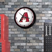 Arizona Diamondbacks: Retro Lighted Wall Clock, MBARIZ-550-01