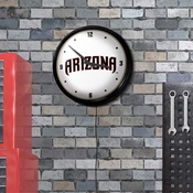 Arizona Diamondbacks: Wordmark - Retro Lighted Wall Clock, MBARIZ-550-02