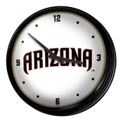 Arizona Diamondbacks: Wordmark - Retro Lighted Wall Clock, MBARIZ-550-02