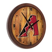 Arizona Diamondbacks: Weathered "Faux" Barrel Top Clock, FNB-MBARIZ-560-03