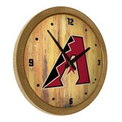 Arizona Diamondbacks: "Faux" Barrel Top Clock, FNB-MBARIZ-560-01