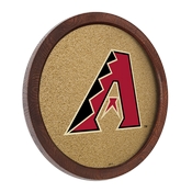 Arizona Diamondbacks: "Faux" Barrel Framed Cork Board, AGS-MBARIZ-632-01A